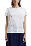 ESPRIT Damen 051EE1K325 T-Shirt, 101/WHITE 2, S