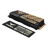 TEAMGROUP T-Force CARDEA A440 Graphene & Aluminium Kühlkörper 1TB mit DRAM SLC Cache 3D NAND TLC NVMe PCIe Gen4 x4 M.2 2280 Gaming interne SSD Lesen/Schreiben 7.000/5.500 MB/s TM8FPZ01T0C327