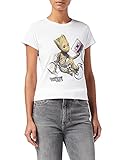 Marvel Damen Guardians Of The Galaxy Vol2 Groot Tape T-Shirt, Weiß (White Wht), X-Larg