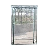Gewächshaus Für Tomaten 150 X 100 X 50 cm HxBxT, Schrägdach Foliengewächshaus Mit PVC Folie, Transparent (nur Abdeckung)