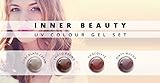 N&BF 4er Farbgel Set Inner Beauty | 4x5 ml UV Color Gel Sparset | Colourgel in vier verschiedenen Farb-Tönen | Made in EU | Sparpaket für Gelnägel & Nail Art Design | Profi Nagelgel b