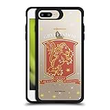 Head Case Designs Offizielle Harry Potter Gryffindor Deathly Hallows XXXIV Schwarz Stossfeste Doppelschutzhülle für Apple iPhone 7 Plus/iPhone 8