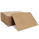 Kraftpapier 100 Stück Blanko Papier Karten Mitteilungs-Karte Postkarten für DIY Graffiti Nachricht Leere Grußkarte 14,6 x 9,7