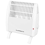 Klarbach Konvektor HK 34523 we | Frostwächter-Funktion | Überhitzungsschutz | 2 Heizstufen | einstellbares Thermostat | 450 Watt | Tragegriff | Kontrollleuchte | geräuscharm | Standfüße | elek