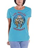 Breaking Bad T Shirt Los Pollos Hermanos Nue offiziell Damen Skinny Fit Sky B