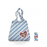 reisenthel Mini Maxi Shopper Special Edition Bavaria 6 – Einkaufsbeutel mit 15l Volumen aus reißfestem Polyestergewebe bei winzigem Packmaß – wasserabweisend – B 43,5 x H 63 x T 6