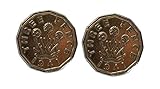 Cufflinks Direct 1941 Britische DREI-Pence-Münzen Herren 80 Jahre Geburtstagsgeschenk Manschettenknöpfe von Manschettenknöpfen DirektRECT (Manschettenknöpfe mit Geschenktüte)