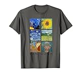 Van Gogh Gemälde, Sonnenblume, Sternennacht, Selbstporträt T-S