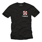 MAKAYA T-Shirt Herren - Umbrella Corporation - Resident Schwarz Männer Größe XL