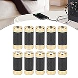 Surebuy Kabelsplitter, Koax-Splitter Einfache Bedienung Kohlefaser-Metallgehäuse für Kopfhörer für Tablets für Smartp