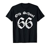 55. Geburtstag Geschenk Vintage Old School Jahrgang 1966 T-S