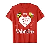 Funny Bee My Valentine Valentines Day Imker T-S