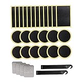 Innenrohr Reparatur Kit Fahrrad Reifen Reparatur Kit Glueless Fahrrad Innenreifen Punktion Patch Metall Raspelhebel Mit Aufbewahrungsbox 30 Stück