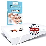 Rosenkern® Matratzenschoner 80x160 Kinderbett Wasserdicht - Qualität aus Deutschland - Nässeschutz - Atmungsaktiv & Geräuscharm - Matratzenschutz 160x80 - Wasserdichter Matratzenbezug