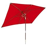 anndora Sonnenschirm Gartenschirm knickbar - 2x3m eckig wasserabweisend R
