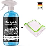 Momo's Industries Auto Glasreiniger | Scheibenreiniger | Scheibeninnenreiniger entfernt mühelos Nikotinschleier und Streifen | Kristallklare S