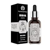 THE MAN COMPANY Bartöl für Herren, Bio Vegan (30 ml) – Bartpflege für Weichen Bart – Mit Natürlichem Mandelöl und Thymianöl – Bart Wachstum, Kein Bartjucken Mehr – Parabenfrei, Ohne Z