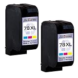Tito-Express PlatinumSerie 2 Patronen kompatibel für HP 78 XL | DeskJet 952C 959C 960C 960CSE 960CXI 970CSE 970CX 970CXI 980C 980CXI