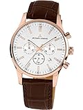 Jacques Lemans Herren-Uhren Analog Quarz One Size Silber 32016852