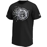 Fanatics NHL Shatter Logo T-Shirt Boston Bruins Black/Silver (L)