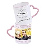 Benutzerdefiniertes Foto Kaffeetasse, 13 Unzen Kaffeetasse, Mit Bild, Text, Name, Personalisiertes Geschenk, Keramik Benutzerdefinierte Tasse, Geschenk FüR Mama, Papa, Freundin, Freund, Frau, E