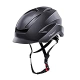 REEHUT Fahrradhelm MTB Fahrrad Helm Mountainbike mit Abnehmbaren Polsterung EPS Innenschale Superleichter Verstellbarer Bikehelm für Rennrad Radfahren Skate Herren Damen（Schwarz Blau M）