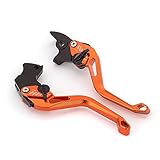 Klappbare Handbremse Bremskupplungshebel 3D Aluminium Motorrad Einstellbarer Bremskupplungshebel Für Honda Grom MSX125 MSX 125 CBR300R/CB300F/FA CB 300 CBR 300R 2014-2019 (Farbe : F)