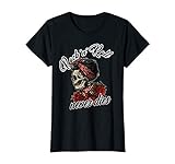 Damen Rockabilly Girl Vintage Retro Rock n Roll Tattoo Pin Up T-S