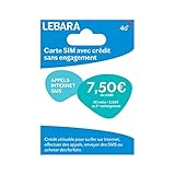 Lebara SIM Karte (Frankreich) Inkl. EUR 7,50 Gesprächsguthaben - Französische R