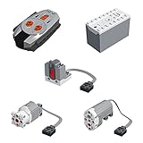 Hedi Technik Power Functions, Technik motoren Set, Technik Batteriebox Set, 5 Teile Kompatibel mit Lego T