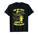 Camino de Santiago 2022 Compostela Spanien - gelb T-S