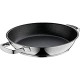 WMF Permadur Advance Servier-/ Bratpfanne 28 cm Induktion, Edelstahlpfanne, Cromargan Edelstahl beschichtet, back