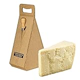YesEatIs Special Box - Consorzio Vacche Rosse - Parmigiano Reggiano 40 monate - 1 Kg - Geschenkbox mit Edelstahl-Käsewerkzeug