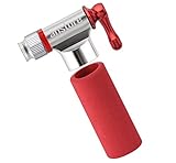 Anstore Fahrradpumpe CO2 - Kartuschenpumpe, Fahrrad Minipumpe Für Presta Und Schrader Ventile - Einfaches Und Schnelles Aufpumpen Von Fahrradreifen - Keine Kartusche Im Lieferumfang