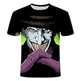 T-Shirt Herren Kurzarm Rundhals Regular Fit Tops Herren Schick Persönlichkeit Drucken Sportshirt Herren Sommer Mode Lässig All-Match T-Shirt H