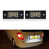 Plattenlicht LED-Nummern-Kennzeichen Lichtlaterne for Skoda Fabia Mk1 6Y CAN.-Bus LED-Glühlampen weiße LED