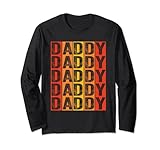 Daddy Shirt Neuer Papa Geburt Vater Retro Vatertag Geschenke Lang