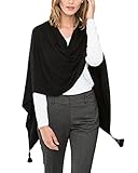 comma Damen 85.899.91.0020 Poncho, Schwarz (9999), Einheitsgr e Gro Gr en EU