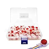 K3 Telefonkabel Verbinder Scotchlok UY Stecker UY-Schnittstelle Klemme Kabelverbinder mit Dichtungsgel Fettfüllung, 3Pin lüsterklemmen (100Stk)