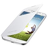 Samsung Original EF-CI950BWEGWW Flip Cover (kompatibel mit Galaxy S4) in weiß