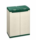 Terry 43560 – Eco Cab 2 Schrank, 2 Türen Beige/Grün 68x39x88,7