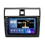 ADMLZQQ Android 10.0 Autoradio Stereo GPS Navigation Für Suzuki Swift 2003-2010 MP5 Player, 9 Zoll Touchscreen Carplay Bluetooth FM AM RDS Rückfahrkamera Lenkradsteuerung Lüfter,M500s 8core 4+64g