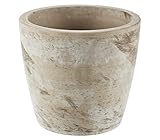 Dehner Pflanztopf Maestro, Ø 34.5 cm, Höhe 29 cm, Terrakotta, hellg