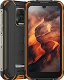 DOOGEE S59 (2021) Outdoor Smartphone ohne Vertrag, 10050mAh Akku, 4G Android 10 Outdoor Handy Wasserdicht mit 2W Lautsprecher, 4GB+64GB (256GB Erweitern), 16MP Quad-Kamera, 6,1' HD+, Dual SIM NFC/GPS