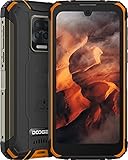 DOOGEE S59 (2021) Outdoor Smartphone ohne Vertrag, 10050mAh Akku, 4G Android 10 Outdoor Handy Wasserdicht mit 2W Lautsprecher, 4GB+64GB (256GB Erweitern), 16MP Quad-Kamera, 6,1' HD+, Dual SIM NFC/GPS