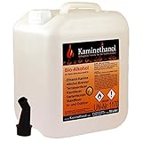 10 L Bioethanol 96,6% Ethanol 10 Liter Bio Alkohol 10 L Kanister Kamin Ausgieß