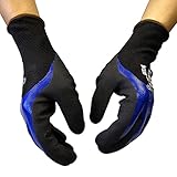 FUFU Fäustlinge Allgemeine Nitrilhandschuhe, wasserdichte Handschuhe, Leichte Arbeitshandschuhe, Mechanische Handschuhe for Männer, Sicherheitshandschuhe (Size : XL)