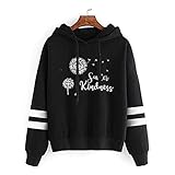 Eaylis Damen Langarm Pullover Casual Kapuzenpullover mit Weihnachtsdruck, Sweatshirts & Kapuzenpullover,Hoodie Petrol,Petrol Hoodie,Petrol Kapuzenpulli,Eigene Pullover erstellen,Hoodie Bedruck