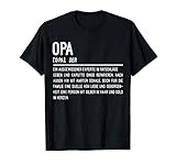 Herren Opa Definition - Süßes Geschenk für den coolen Opi Großvater T-S