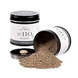 Rimoco N°110 Bio Tuk Meric Pfeffer Mischung aus Kampotpfeffer, Kokosblütenzucker und Meersalz | kambodschanischer Pfefferdip | Bio Anbau (DE-ÖKO-007) | 90g in eleganter Gewürzdose mit Aromadeck